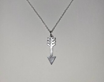 UN GRAZIOSO ARGENTO TIBETANO PUNTA DI FRECCIA COLLANA NUOVA - Foto 9