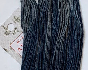 BLUE VELVET Atalie Moulinés Hand Dyed Threads for Cross Stitch Embroidery