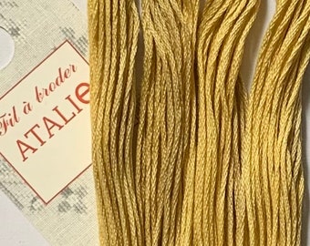 COLZA  Fils Atalie MoulinésTeints Main pour Broderie Point de Croix