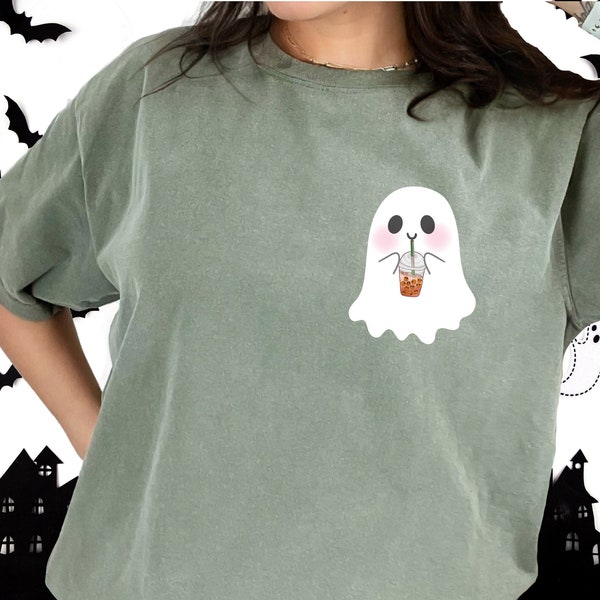 Ghost Halloween Png, Little Ghost Ice Coffee Png, Cute Spooky Coffee Png, Stay Spooky Pocket Png, Funny Ghost Png, Halloween Png, Fall Png