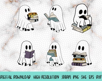 Ghost Reading Svg, Teacher Halloween Svg, Librarian Png, Book Lover Shirt Svg,Reading Png,Teacher Svg,Halloween School Svg,Halloween Teacher