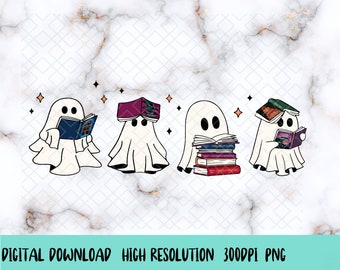 Ghosts Reading Throne of Glass Series Png, Acotar Ghost Png, Throne of Glass,SJM Book Reader,Ghost Reading Books Png, Librarian Halloween