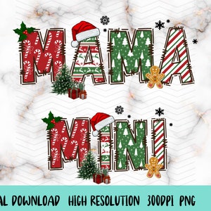 Mamãe de Natal PNG, Mamãe de Natal Png, Mamãe de Natal, Mamãe PNG Design Digital para Mamãe, Mamãe de Natal Mamãe Mamãe, Presente para Mamãe, Presente de Natal