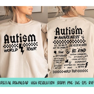 Autism World Tour png, Autism World Tour, Svg Autism World Tour, Mois de la sensibilisation à l'autisme, Svg sur la neurodiversité, Professeur de speed, L'amour se passe de mots, Choisissez d'être gentil