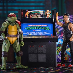 1:12 scale Ninja Turtles 4 player arcade replica