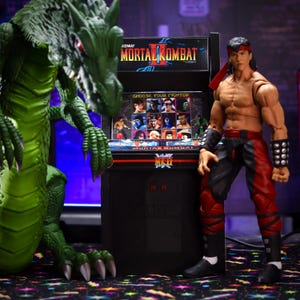 1:12 scale Mortal Kombat II - 2 player arcade replica