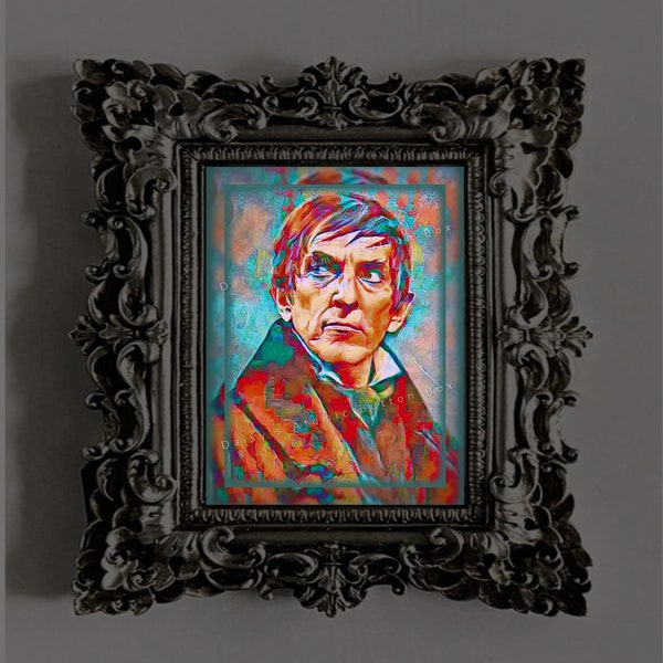 Choice of Dark Shadows Portrait Artwork Barnabas Collins, Angelique, Elizabeth, Carolyn, Victoria, Roger, Vintage Soap Opera, ready to frame