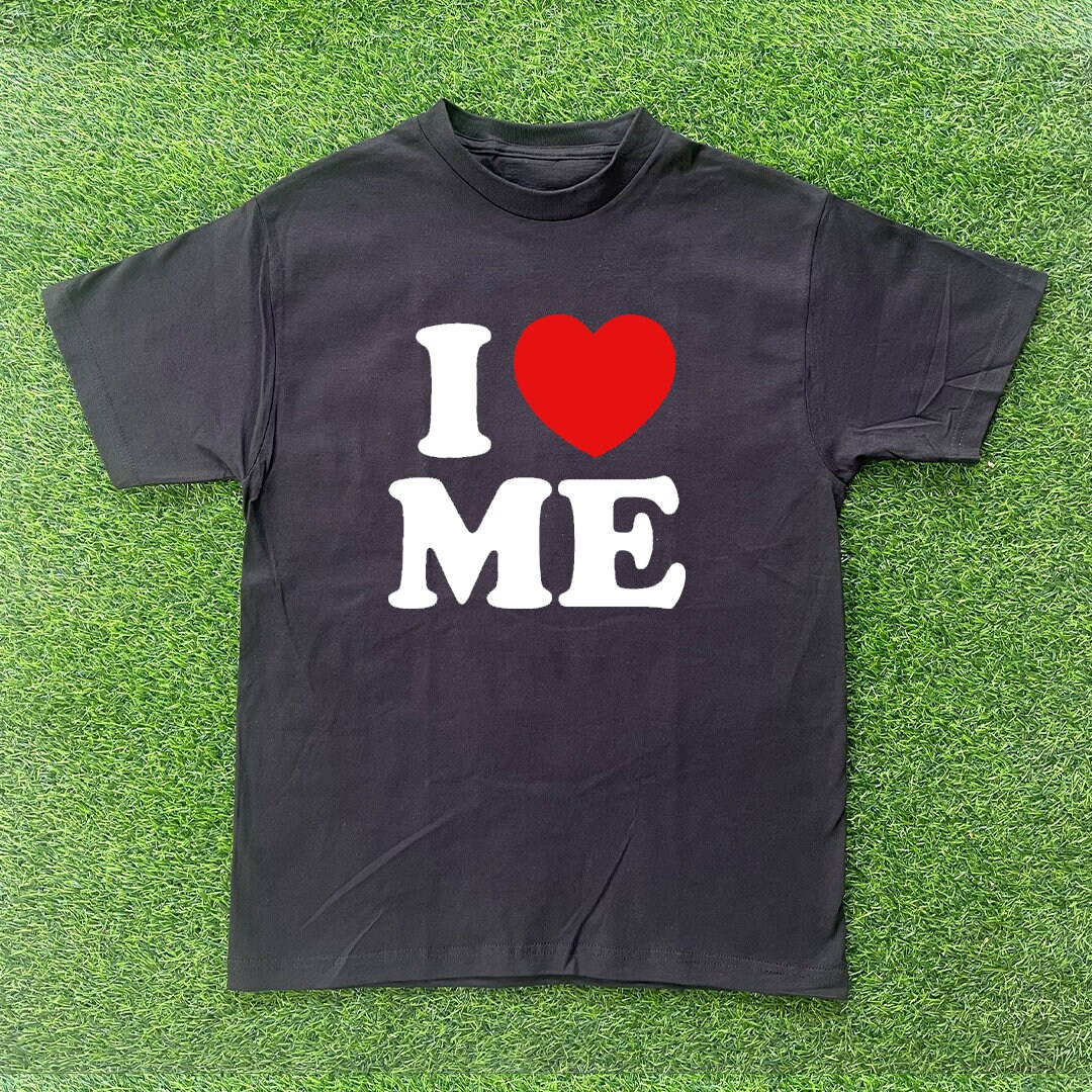 I love YOKO 長袖T-シャツ flex wit meペイントあり I <3 Me T-shirt