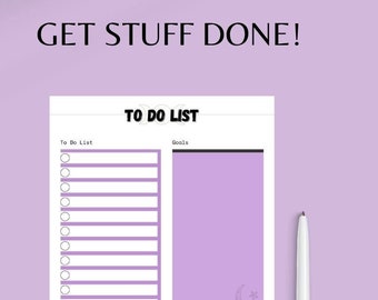 To-Do List Planner Printable PDF Planner Celestial To-Do List Planner 3 Sizes, US, A4, A5