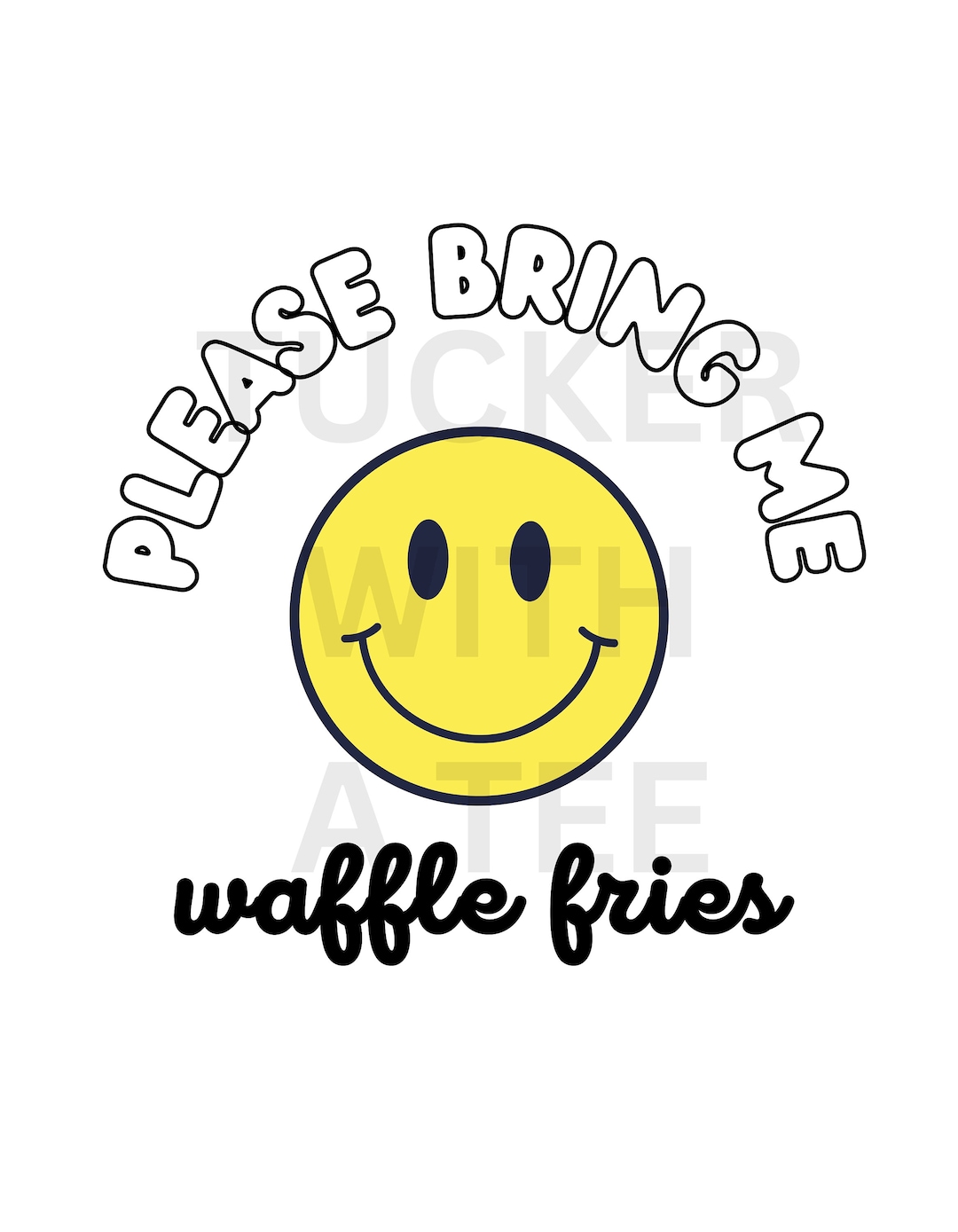 Please Bring Me Waffle Fries PNG Only, Waffle Fries PNG, Foodie PNG, French Fries Png, Happy
