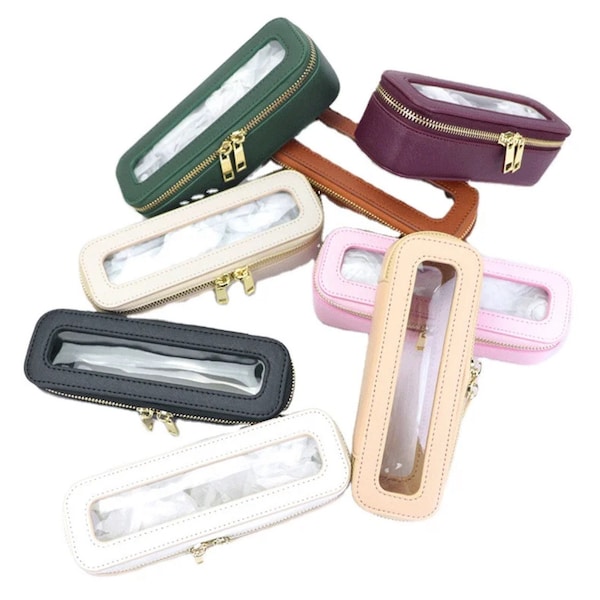 Pochette à brosses personnalisée, petite trousse de toilette, parfaite pour les brosses ou pour ranger de petites pièces pour un rangement rapide