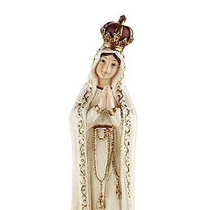 Our Lady Fatima on Cloud Catholic Statue Virgin Mary Figurine