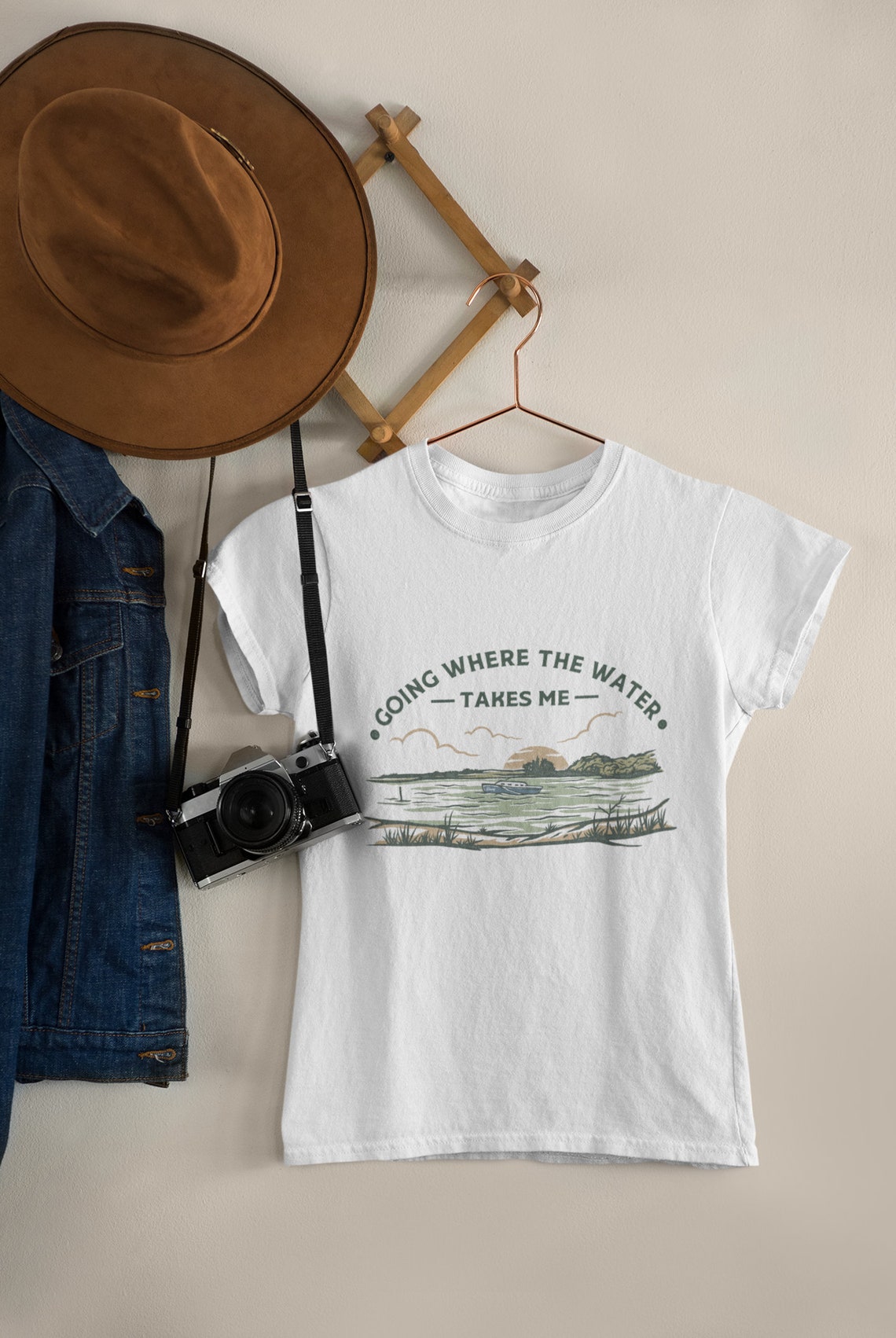 Little Blue Boat, Hilton Head Inspired Tshirt, Vintage Style Tshirt Etsy