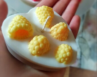 Corazón de frambuesa