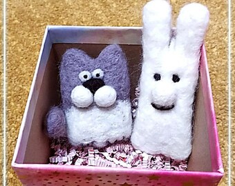 Kit de fieltrado "Amigos felices"