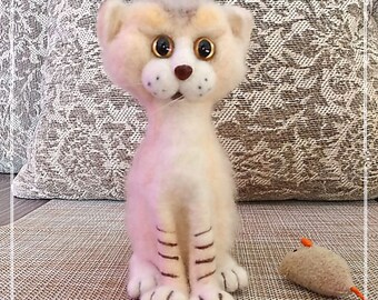 Gato de fieltro