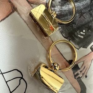 LV Ribbon Key Fob