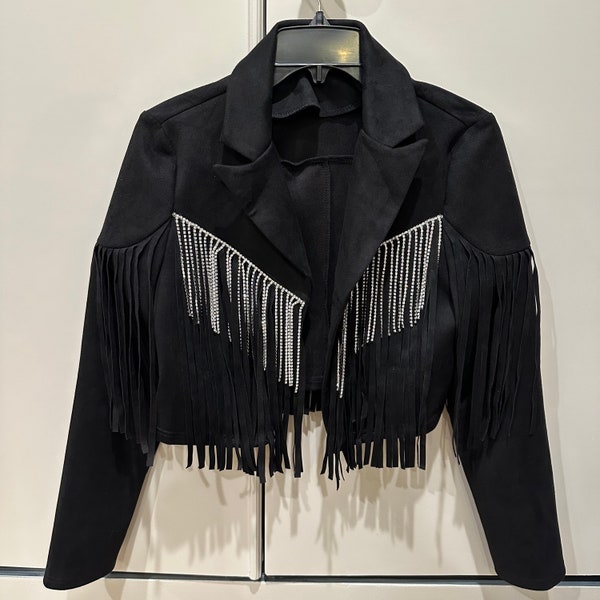 Fringe Jacket Coat Etsy