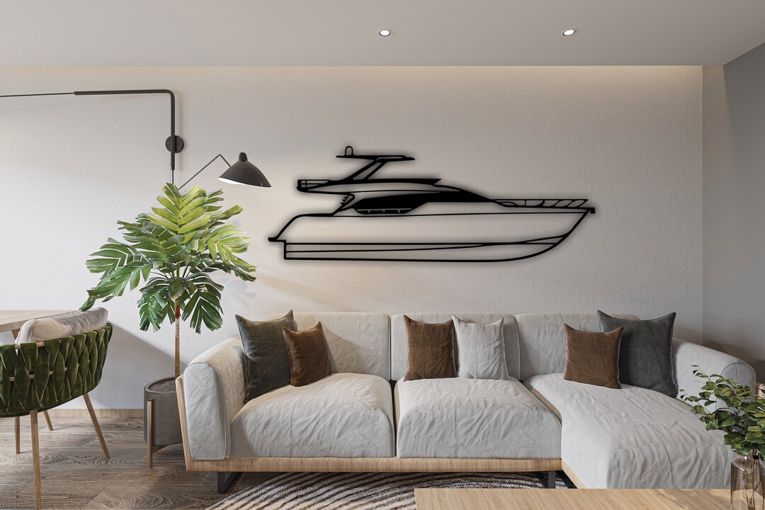 Yacht Svg Yacht Metal Wall Art Yacht Laser Cut Yacht Yacht