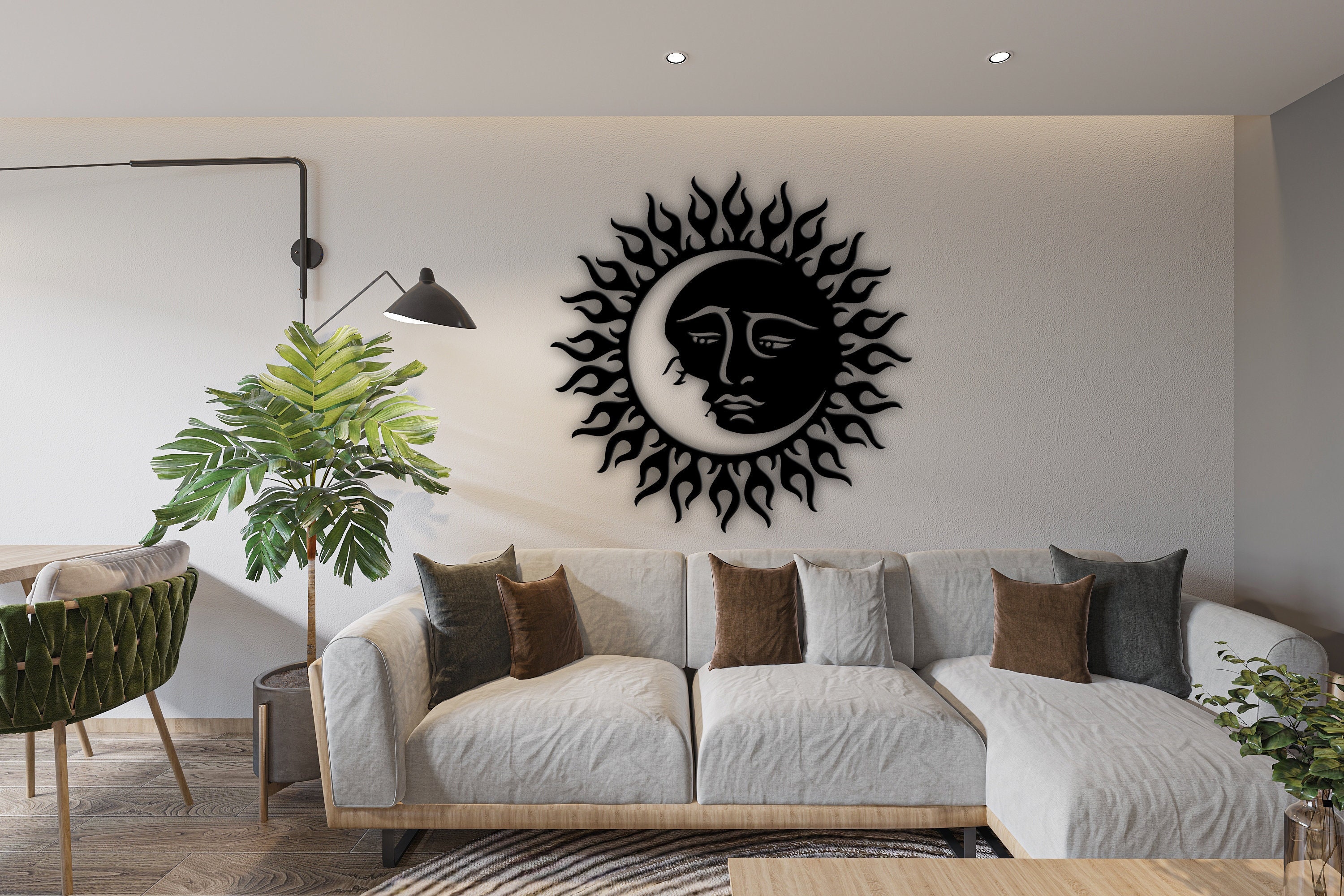 23+ Sun And Moon Metal Wall Decor