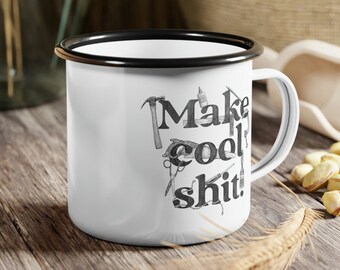 Make Cool Sh*t | Camping-style Enamel Coffee Cup