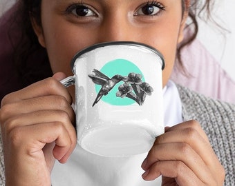 Humming Along | Camping-style Enamel Coffee Cup