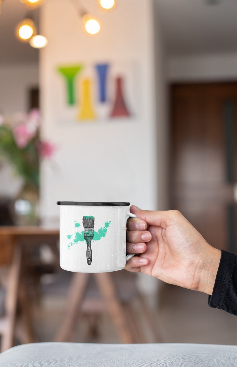 Oliverow Goods Enamel Coffee Cup - Thumbnail 4