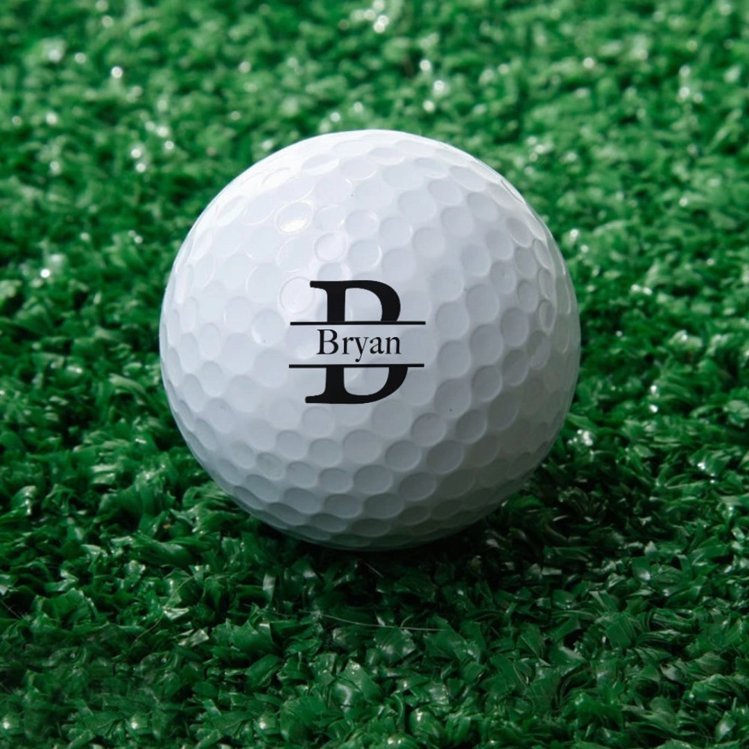 Custom Golf Balls Logo Golf Ball Gift for Grandpa Golf Etsy