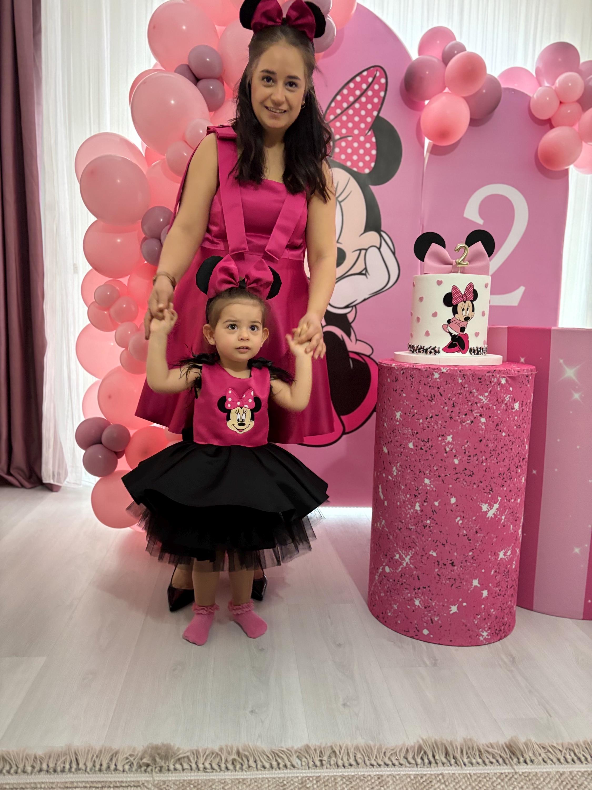 Minnie Mouse First Birthday Dress, Tulle Puffy Costume, Headband Included -  Etsy
