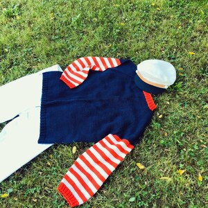 MARINIERE in 100% hand-knitted cotton