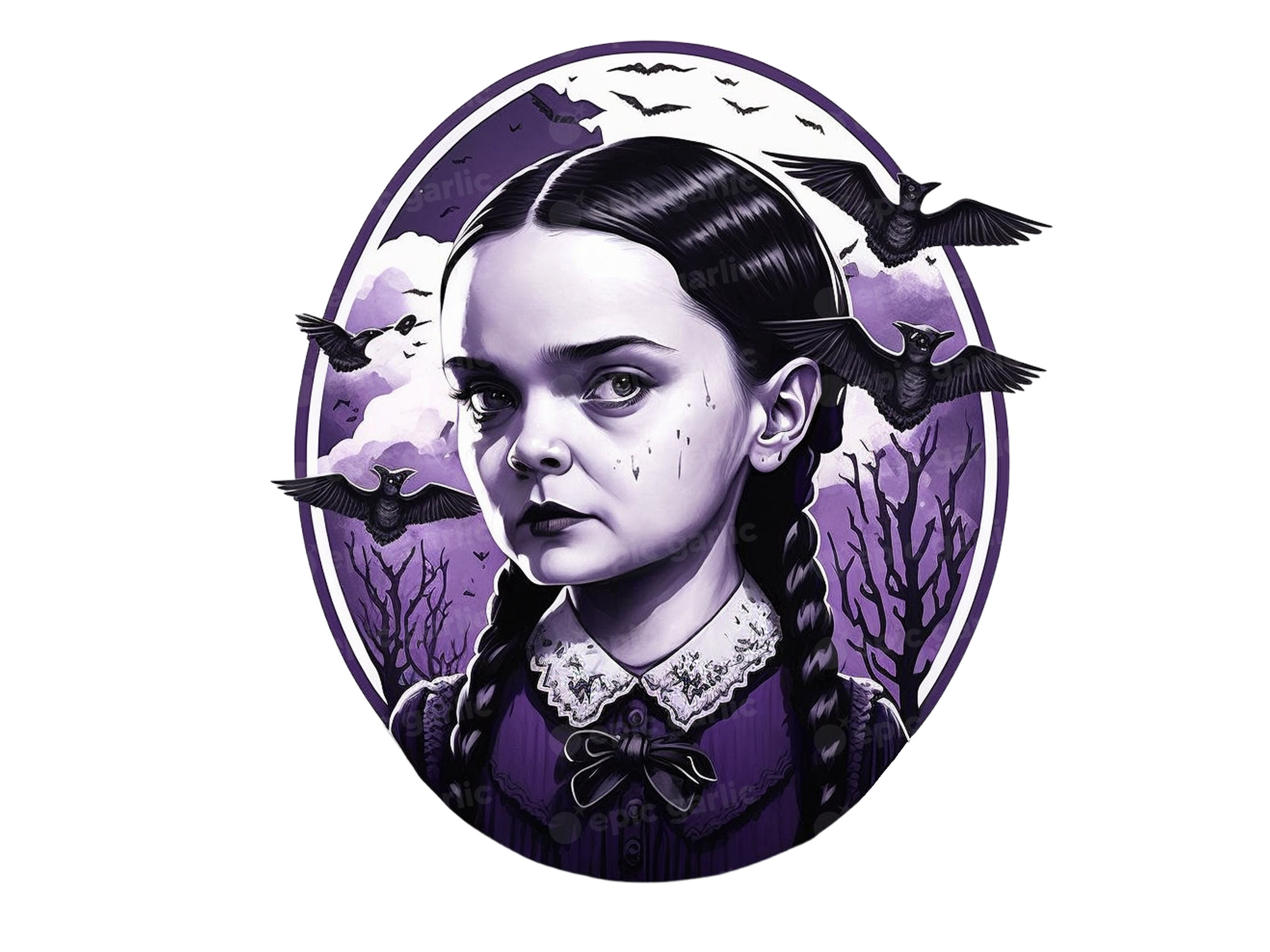 Wednesday Addams Digital Art Jenna Ortega Wednesday Addams -  Sweden