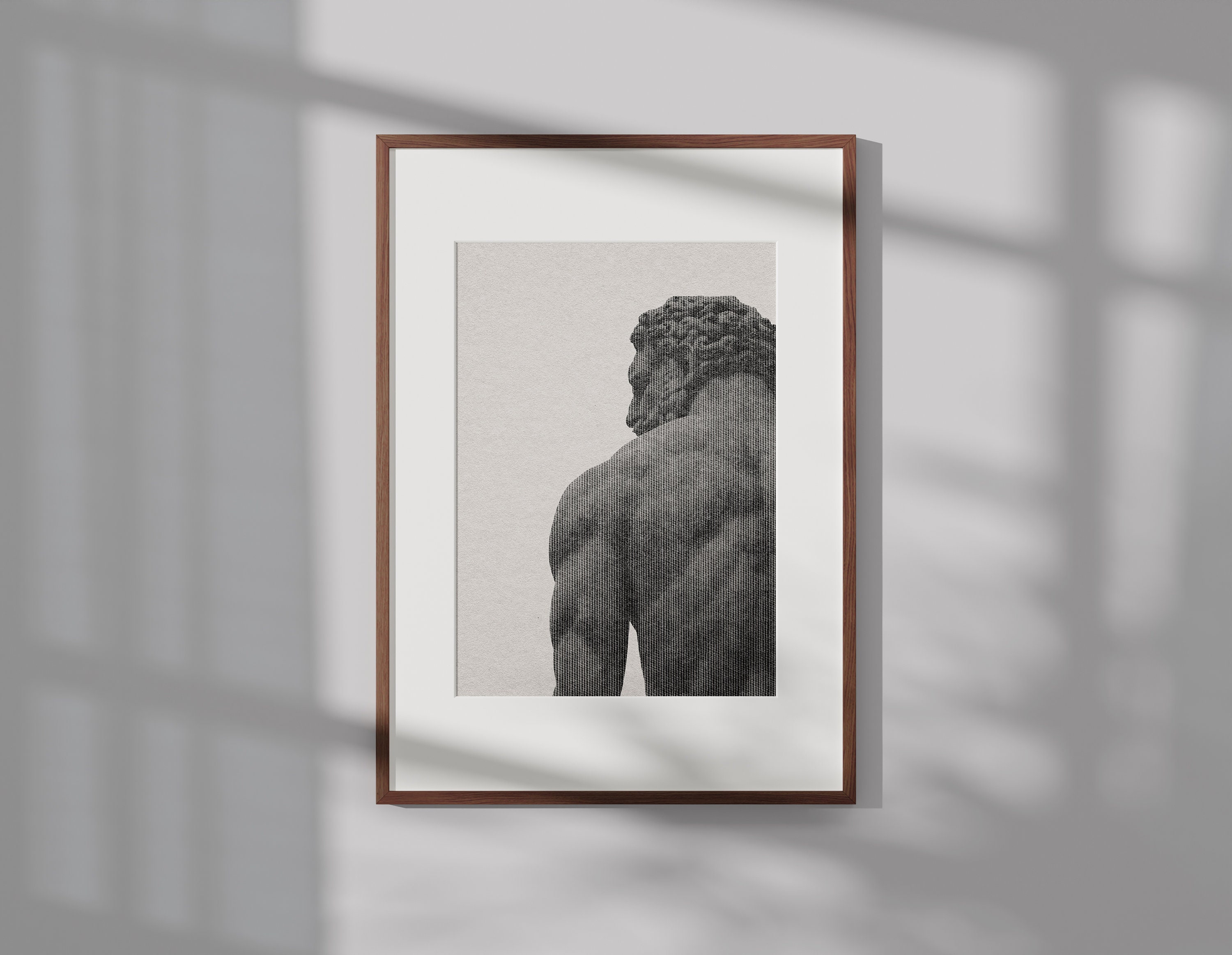 Greek Hercules Statue Print Greek God Wall Art Greek Decoration Greek