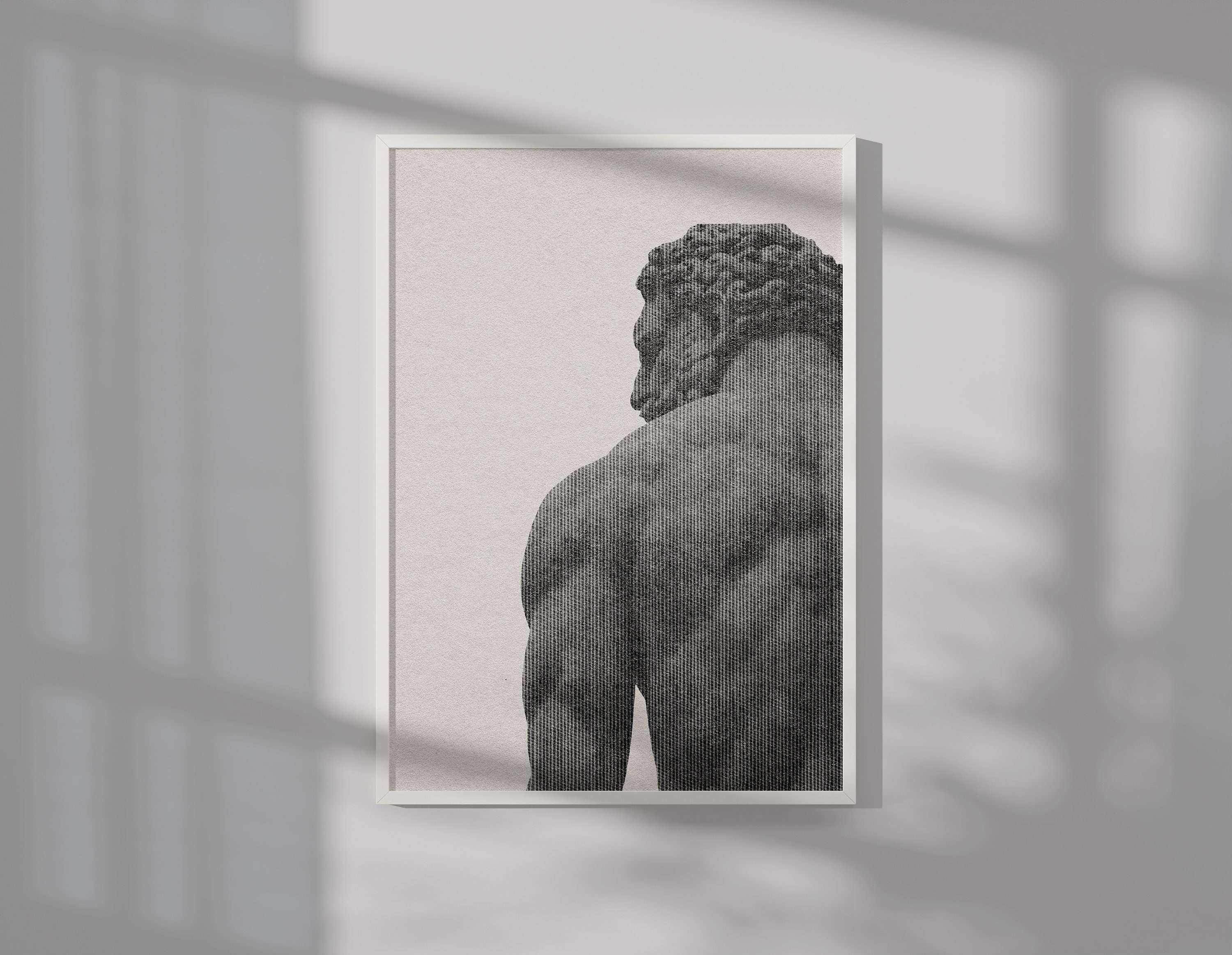 Greek Hercules Statue Print Greek God Wall Art Greek Decoration Greek