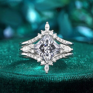 Sideways princess cut ring shop