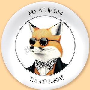 The Fancy Fox – Sophisticated Dinner Plate