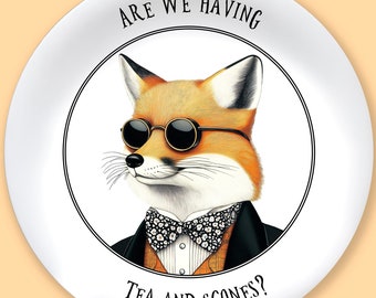 The Fancy Fox – Sophisticated Dinner Plate