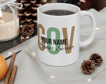 Custom Government Official Coffee Mug, Gift for Politician, Personalized Gov Mug, Political Gift, Customized Official Mug