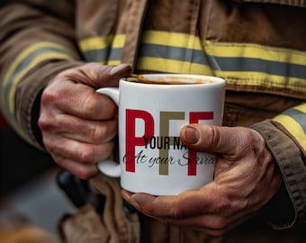 Customized Probationary Firefighter Service Mug