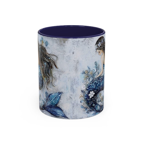 Tazas de sirena de cerámica