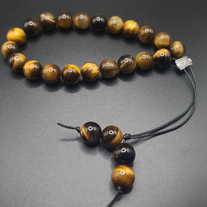 Tiger Eye Komboloi - Greek Worry Beads