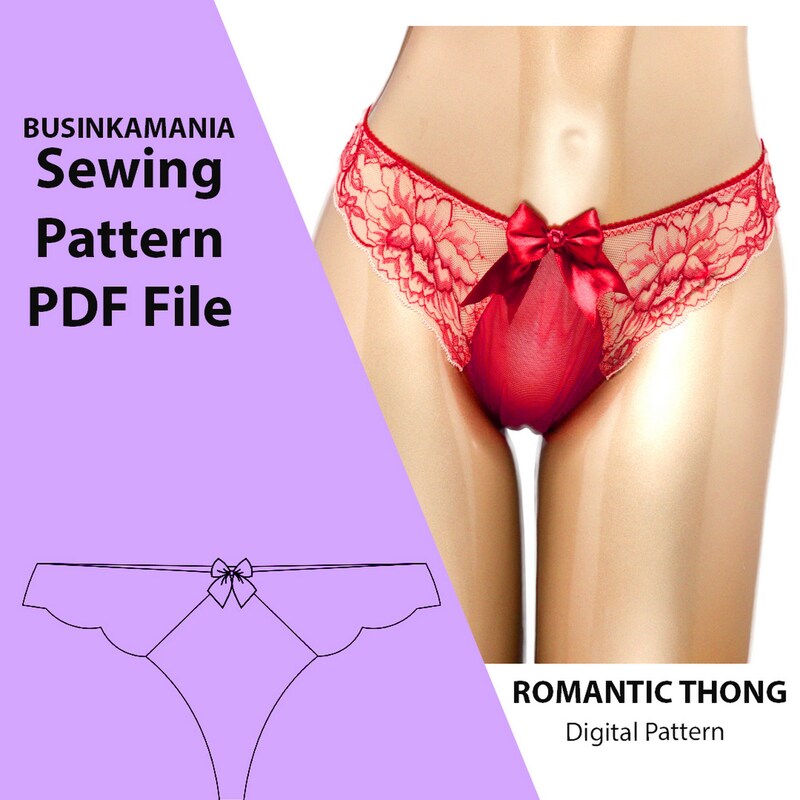 Thong Sewing Patterns Etsy