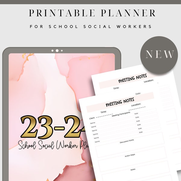Social Work Planner Etsy