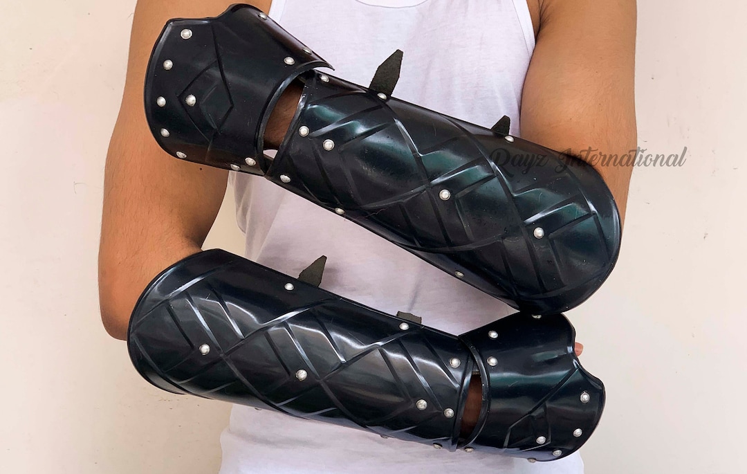 Medieval Gothic Arm Guard Arm Cover Warrior Cosplay Guards Etsy