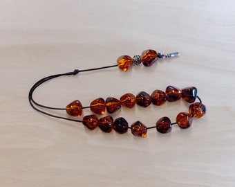 Greek Kompoloi Orange Pebble, Worry beads, handmade gifts, vintage accesories, antistress, prayer beads, men and women gift