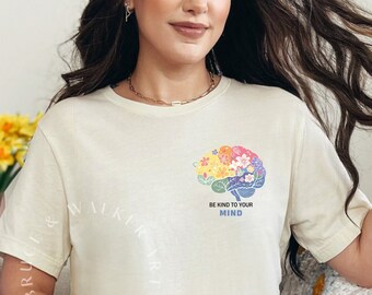 Shirt voor geestelijke gezondheid, inspirerend shirt voor vrouwen, shirt voor geestelijke gezondheid, shirt voor angst, shirt voor recreatieve therapie, shirt voor recreatieve therapie, geestelijke gezondheid vrouwen