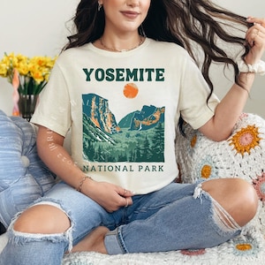 Yosemite Shirt, Yosemite National Park Shirt, National Park Shirt, Mountain Hiking, Yosemite Tshirt, Half Dome, Yosemite Gifts, Unisex Tee