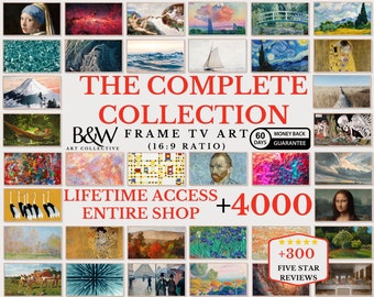 Frame TV Art Set of +4000 | Complete Store Collection | Vintage Art | Famous Art | Frame Tv Art | DIGITAL DOWNLOAD