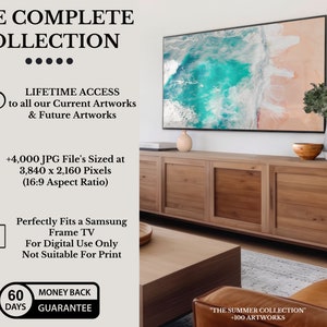 Frame TV Art Set of 4000 Complete Store Collection Vintage Art Famous Art Frame Tv Art DIGITAL DOWNLOAD afbeelding 2