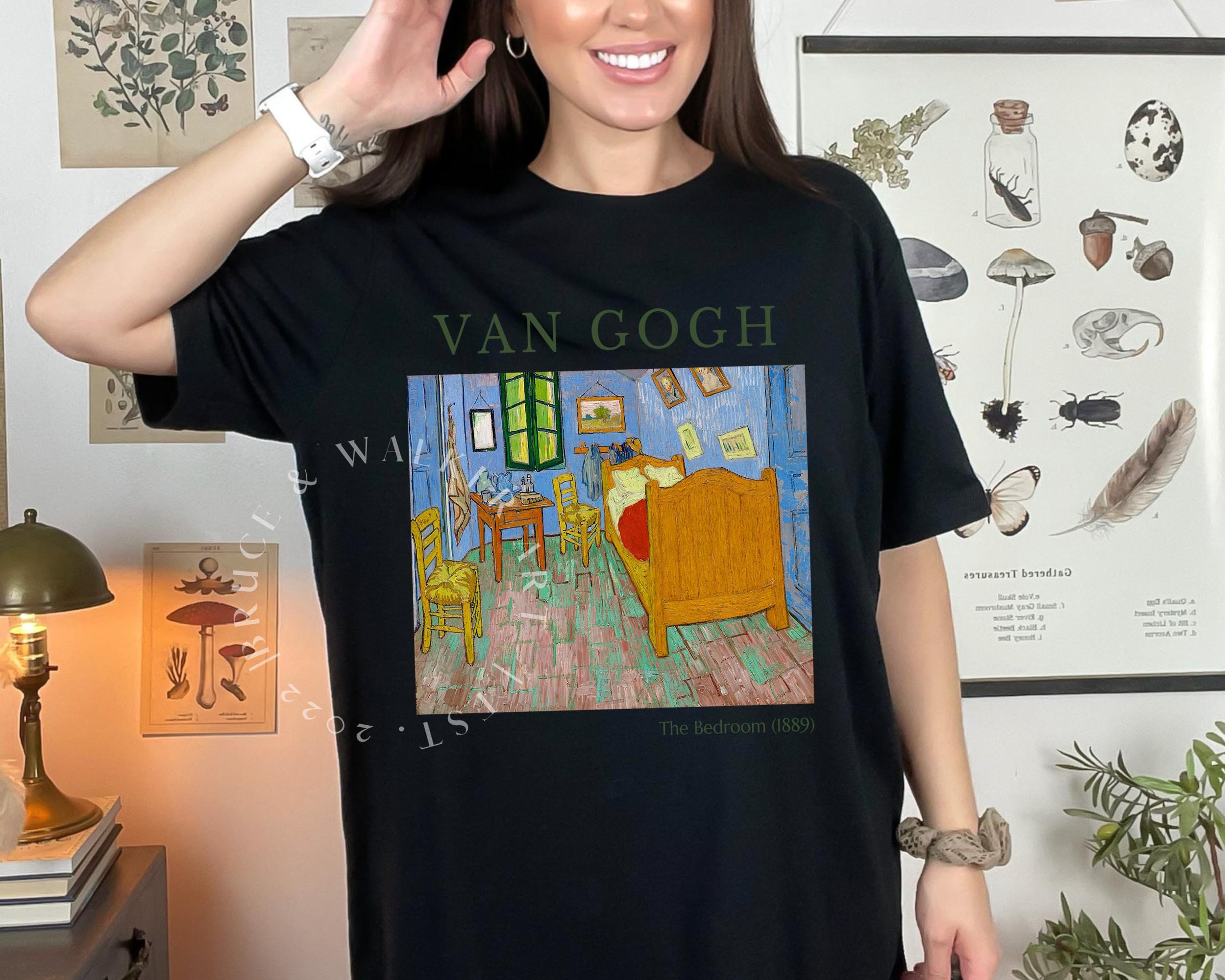 ゴッホミュージアム Van gogh ゴッホ ひまわり シャツ アベイシング