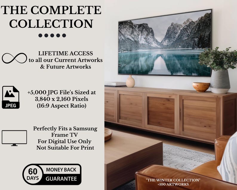 Frame TV Art Set of +5000 | Complete Store Collection | Vintage Art | Famous Art | Frame Tv Art | DIGITAL DOWNLOAD image 2